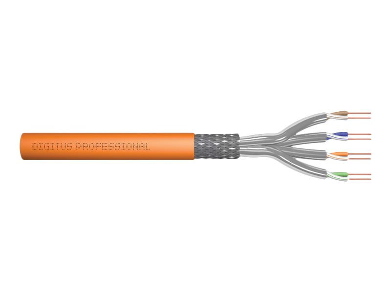 DIGITUS CAT 7 S/FTP Datenkabel - Verlegekabel, 1000 m, Simplex, Cca-s1a d1 a1