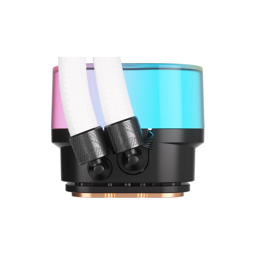 Corsair iCUE Link H100I RGB - Prozessor-Flüssigkeitskühlsystem - Kühlergröße: 240 mm - (für: LGA1156, LGA1155, LGA1150), Ansicht 3