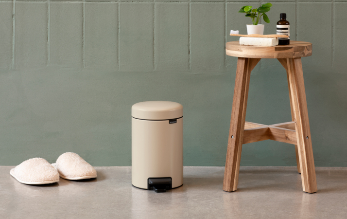 Brabantia NewIcon - 5 l - Rund - Beige - Terrasse - Belgien - 20,5 cm, Ansicht 2