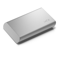 LaCie Portable SSD STKS2000400 - SSD - 2 TB - extern (tragbar) - USB (USB-C Steckverbinder) - Moon Silver