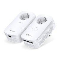 TP-LINK TL-PA8033P KIT - 1300 Mbits - IEEE 1901 - IEEE 802.3 - IEEE 802.3ab - IEEE 802.3u - Gigabit Ethernet - 300 m - Multi User MIMO - 532 W