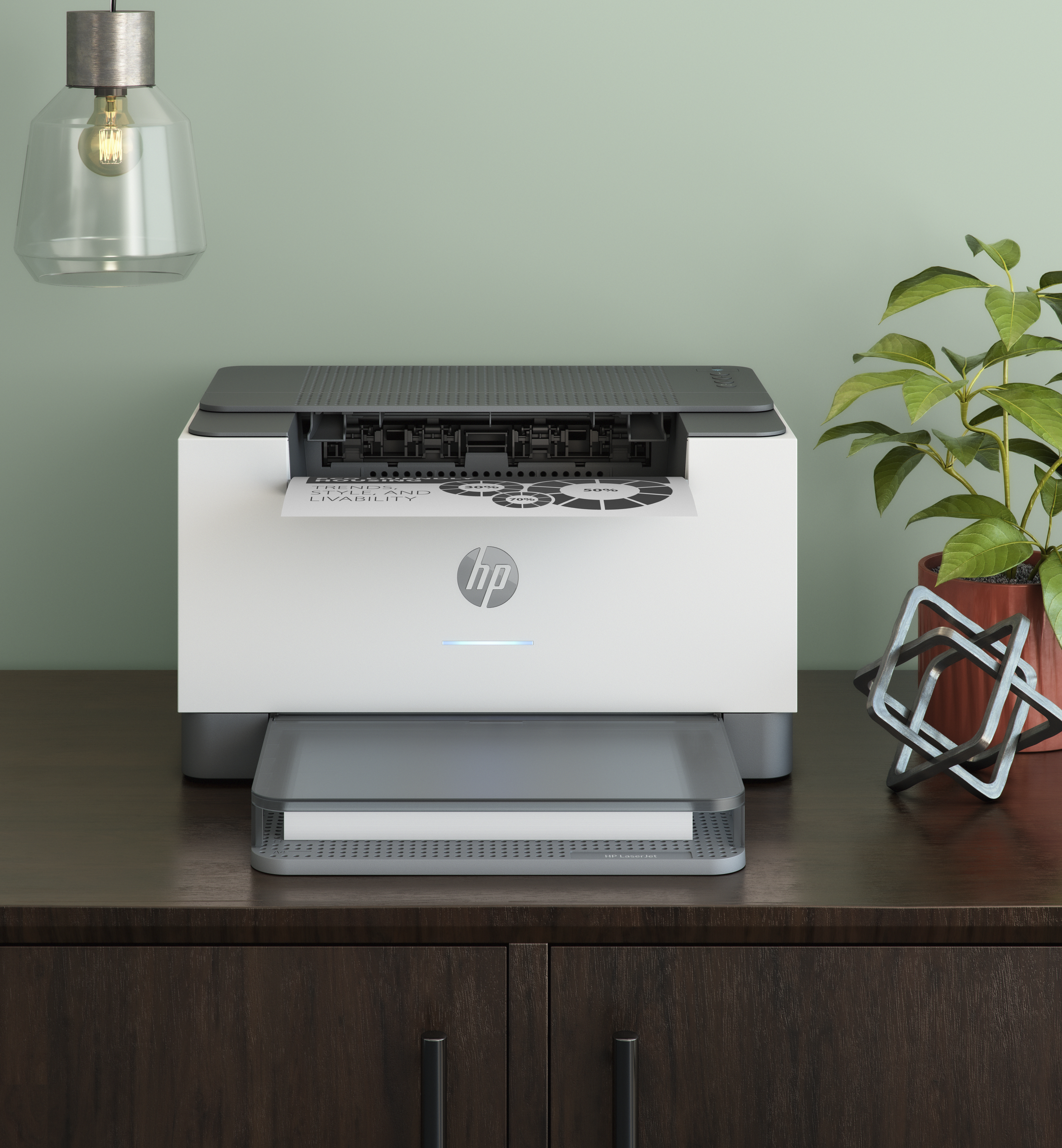 HP LaserJet M209dw - Drucker - s/w - Duplex - Laser, Ansicht 2