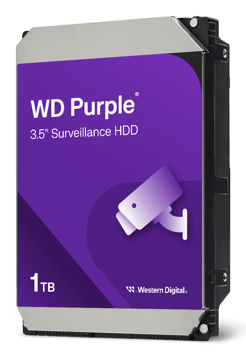 WD Purple WD11PURZ - Festplatte - 1 TB - intern - 3.5 (8.9 cm), Ansicht 2