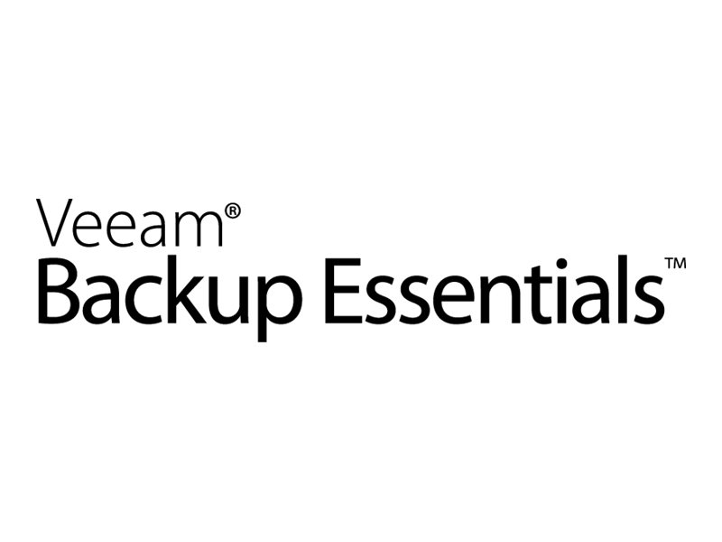 Veeam Backup Essentials Universal License - Upfront Billing-Lizenz (Erneuerung) (1 Monat) + Production Support - 50 Instanzen - monatliche Fristenkoordinierung, enthält Funktionen der Enterprise Plus Edition