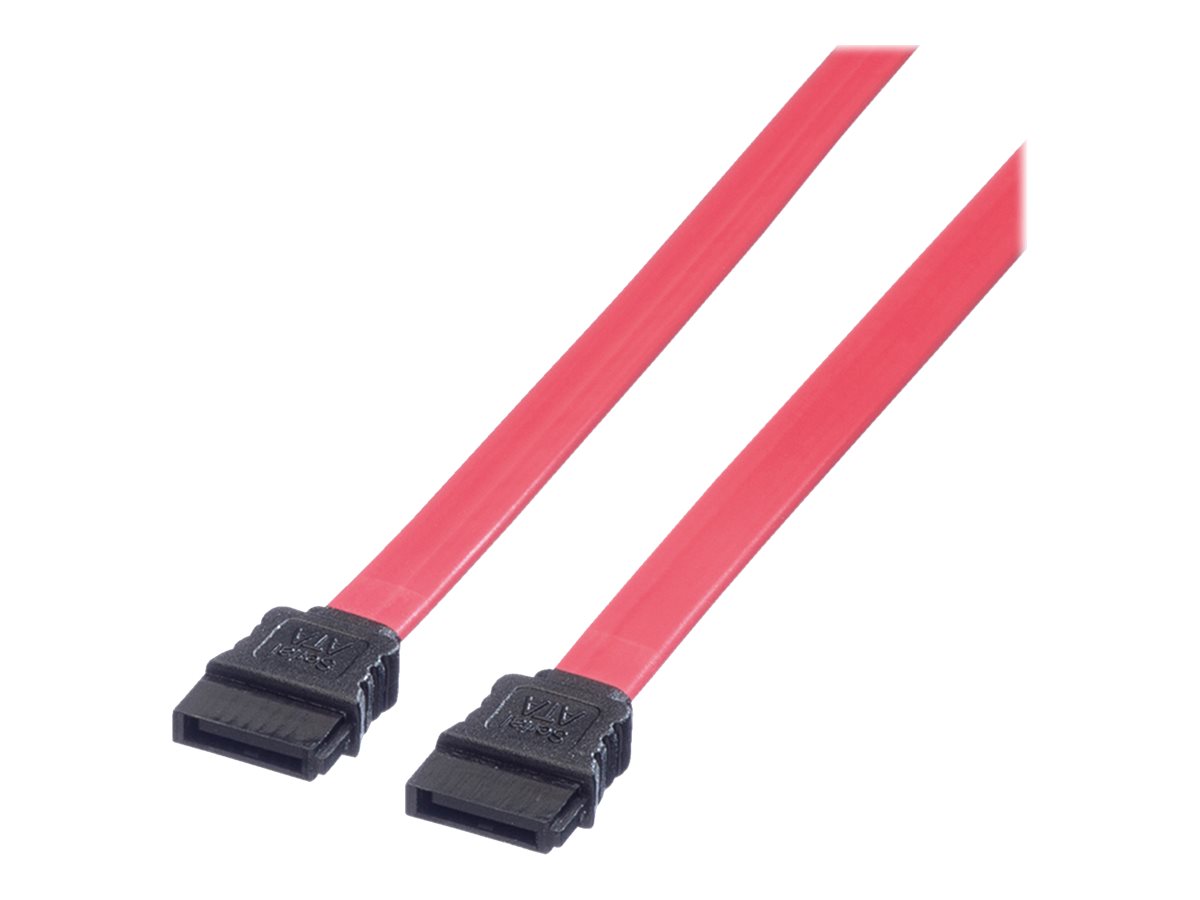 Roline - SATA-Kabel - Serial ATA 150/300 - SATA (W) zu SATA (W) - 50 cm - Rot