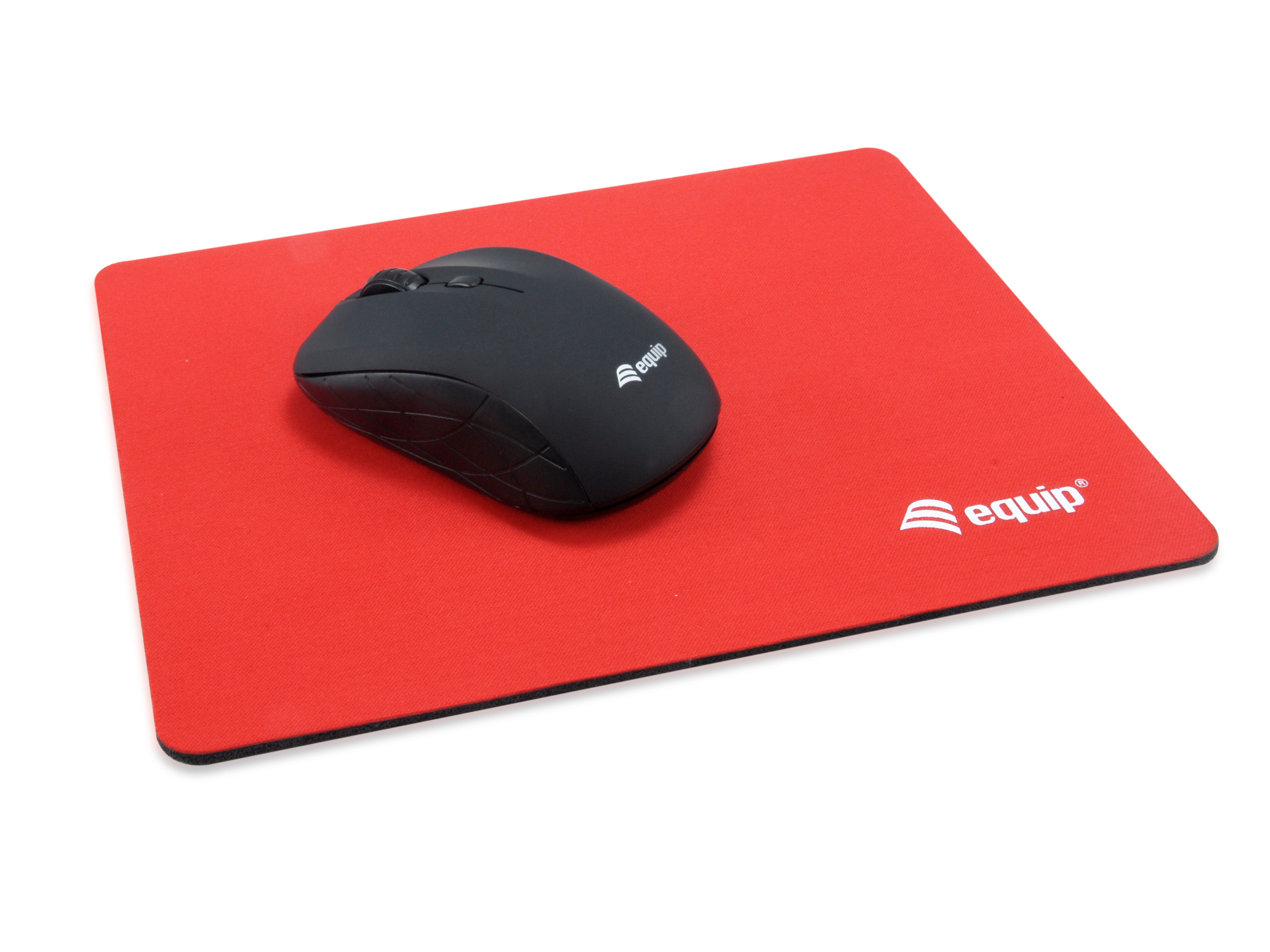 Equip Optische Mini Maus kabellos - Beidhändig - Optisch - RF Wireless - 1600 DPI - Schwarz, Ansicht 2
