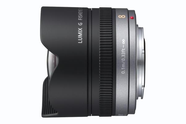 Panasonic Lumix H-F008E - Fischaugenobjektiv, Ansicht 3