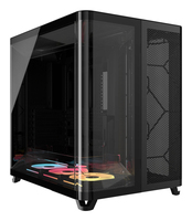 Corsair Air 5400 LX-R LINK Tempered Glass Mid-Tower Black - Tower - ATX