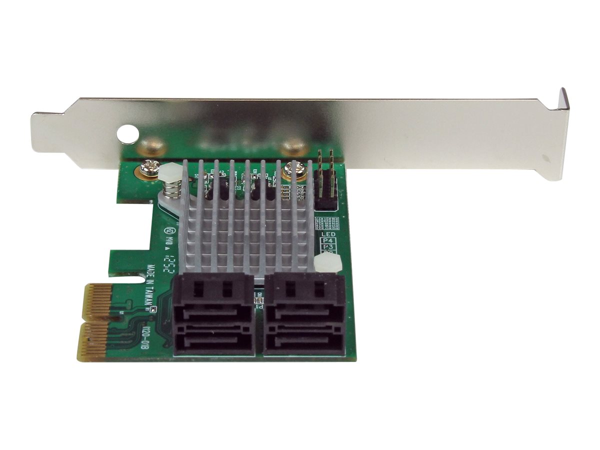StarTech.com Startech 4 Port SATA III RAID Controller PCI Express Schnittstellenkarte - PCIe Serial-ATA Controller Adapter - HyperDuo SSD Tiering - Speichercontroller (RAID)