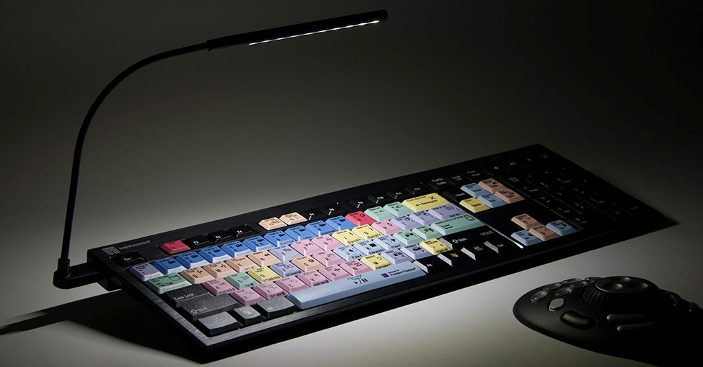 Logickeyboard Adobe Premiere Pro CC - Full-size (100%) - Verkabelt - USB - Mehrfarbig - TL: UK, QWERTY, Ansicht 4
