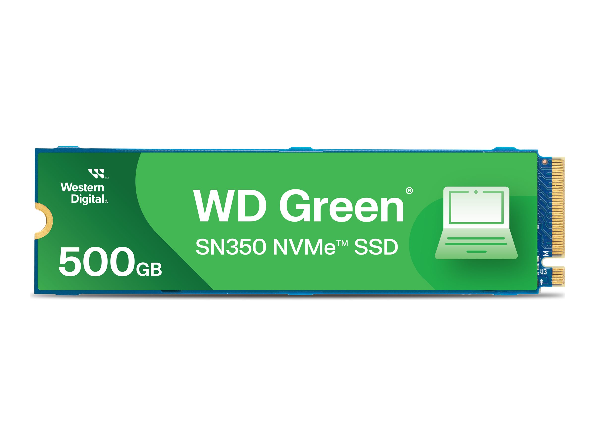 WD Green SN350 - SSD - 500 GB - intern - M.2 2280 - PCIe 3.0 x4 (NVMe)