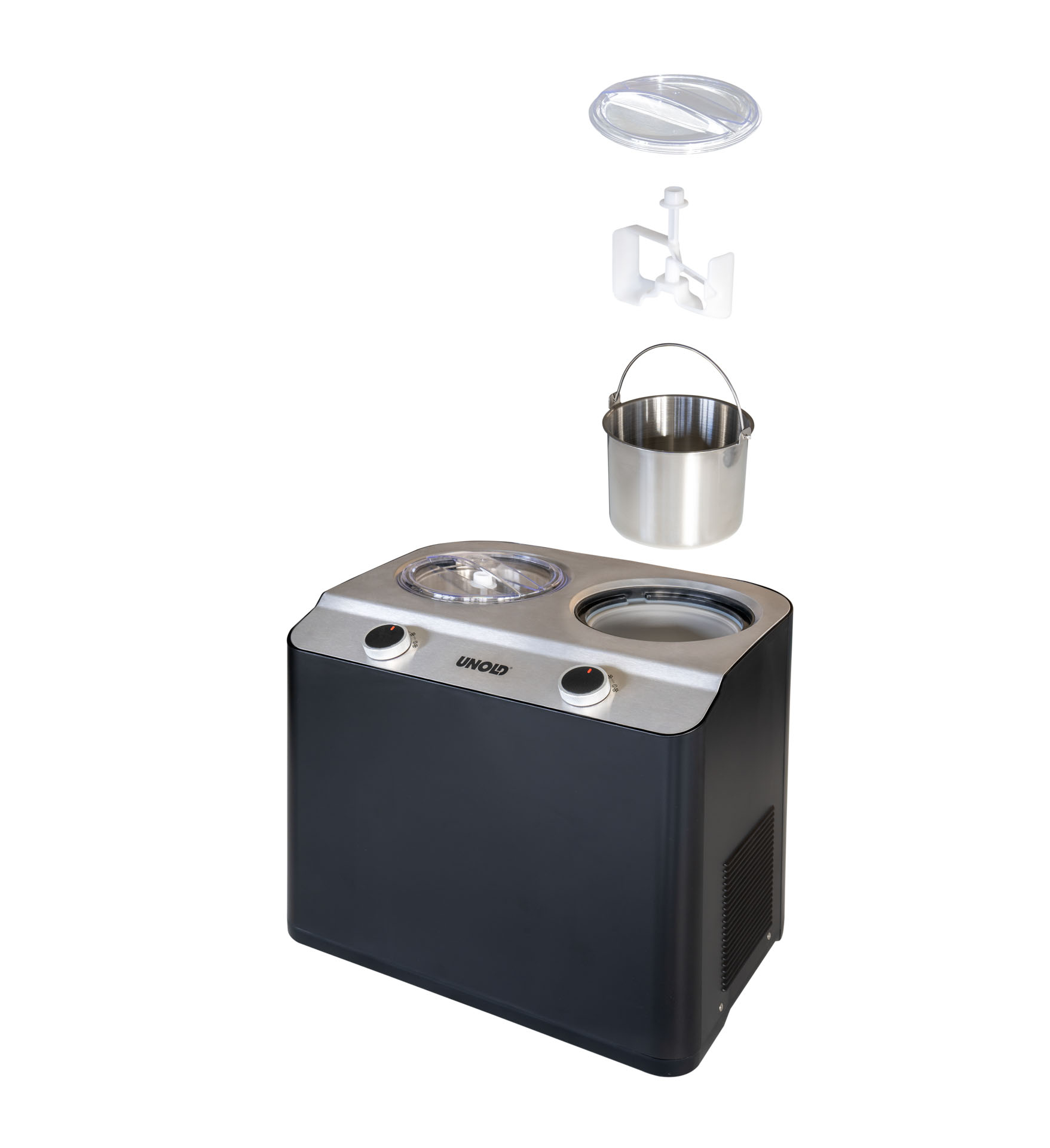 UNOLD Eismaschine Doppio nero 48835, Ansicht 2