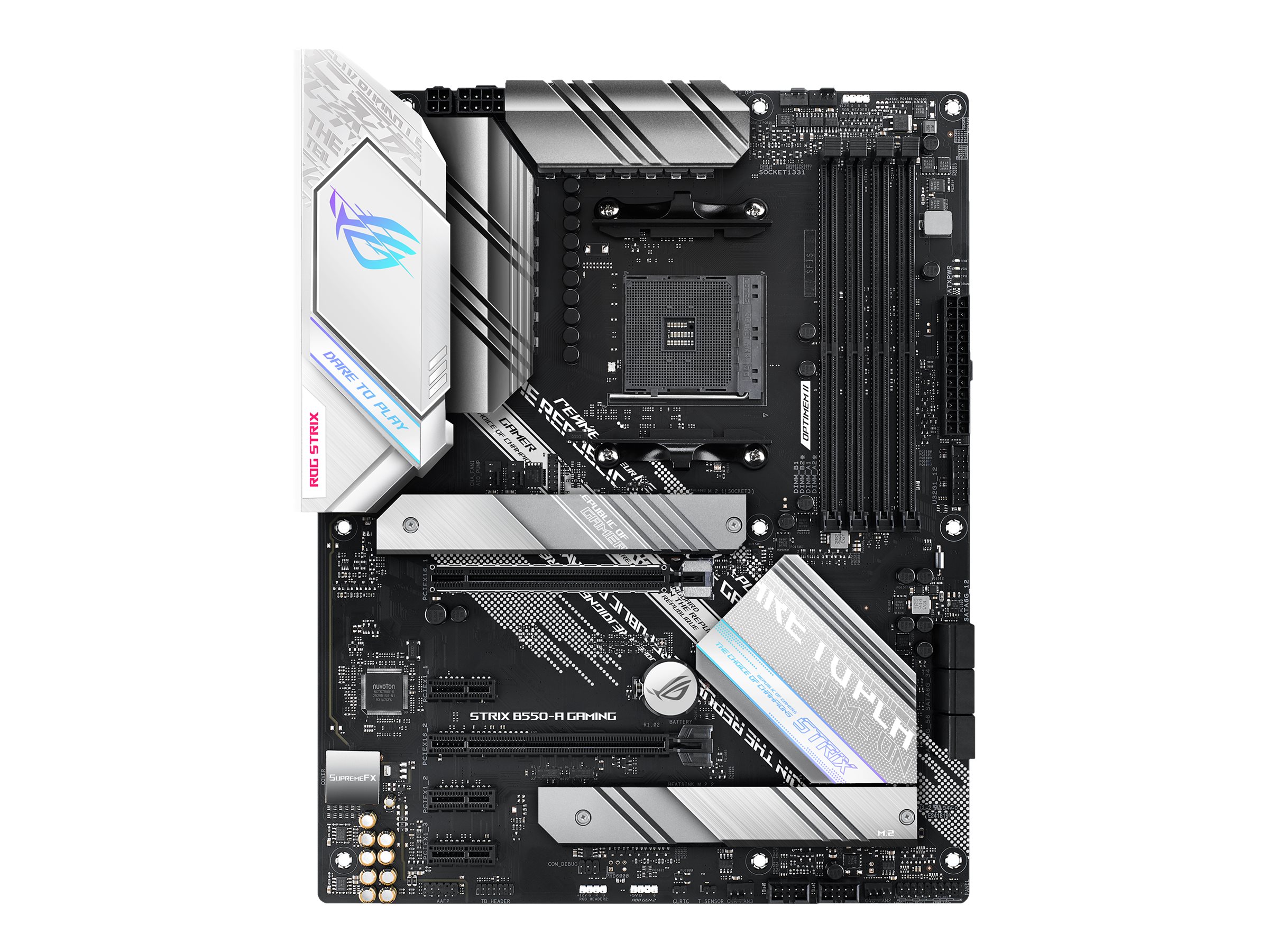 ASUS ROG STRIX B550-A GAMING - Motherboard - ATX - Socket AM4 - AMD B550 Chipsatz - USB-C Gen2 USB 3.2 Gen 1 USB 3.2 Gen 2 - 2.5 Gigabit LAN - Onboard-Grafik (CPU erforderlich)