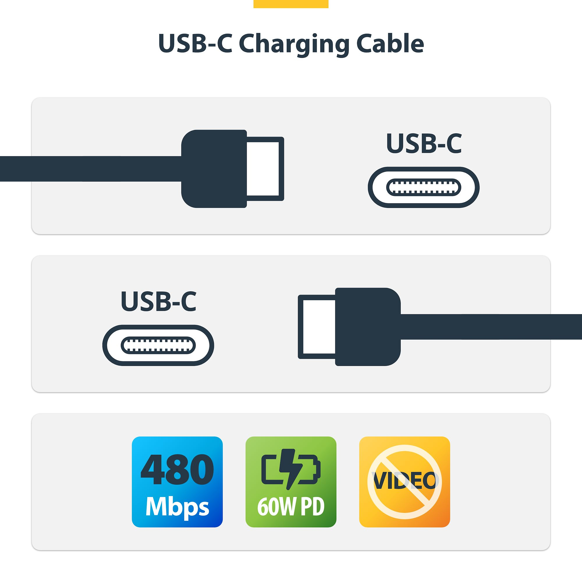 StarTech.com USB-Kabel - 24 pin USB-C (M), Ansicht 2