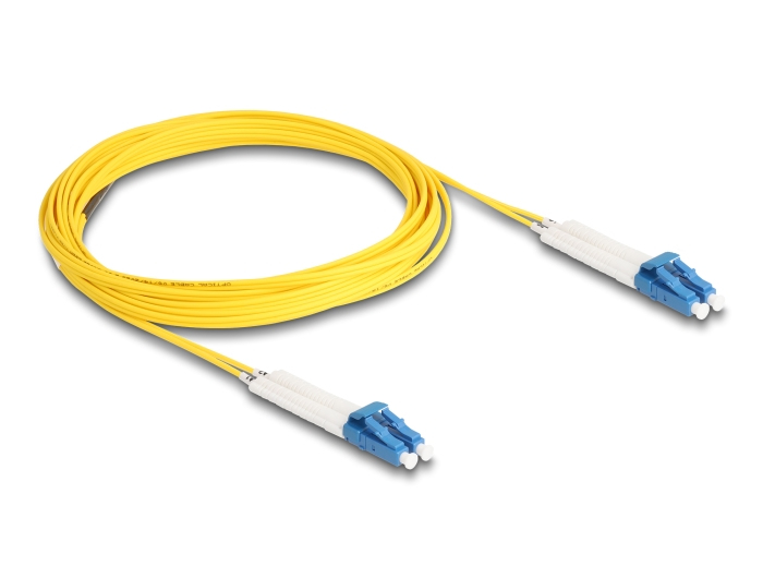 Delock Netzwerkkabel - LC Single-Modus (M) - Gelb, Ansicht 4