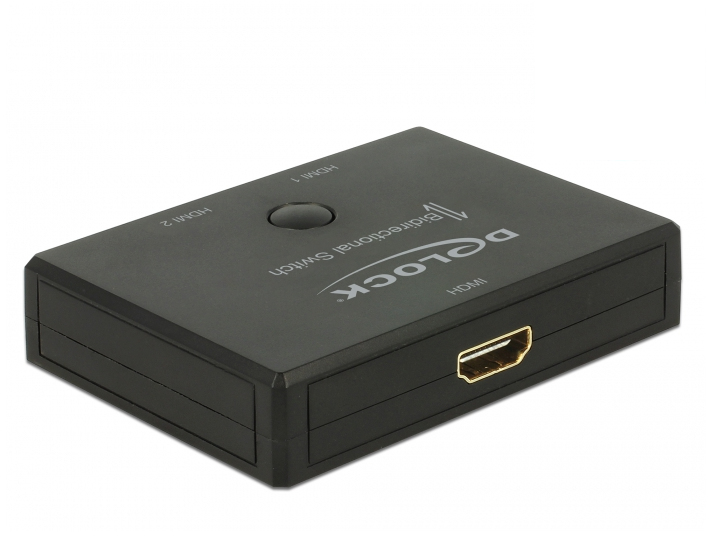 Delock HDMI 2 - 1 Switch bidirectional 4K 60 Hz, Ansicht 2