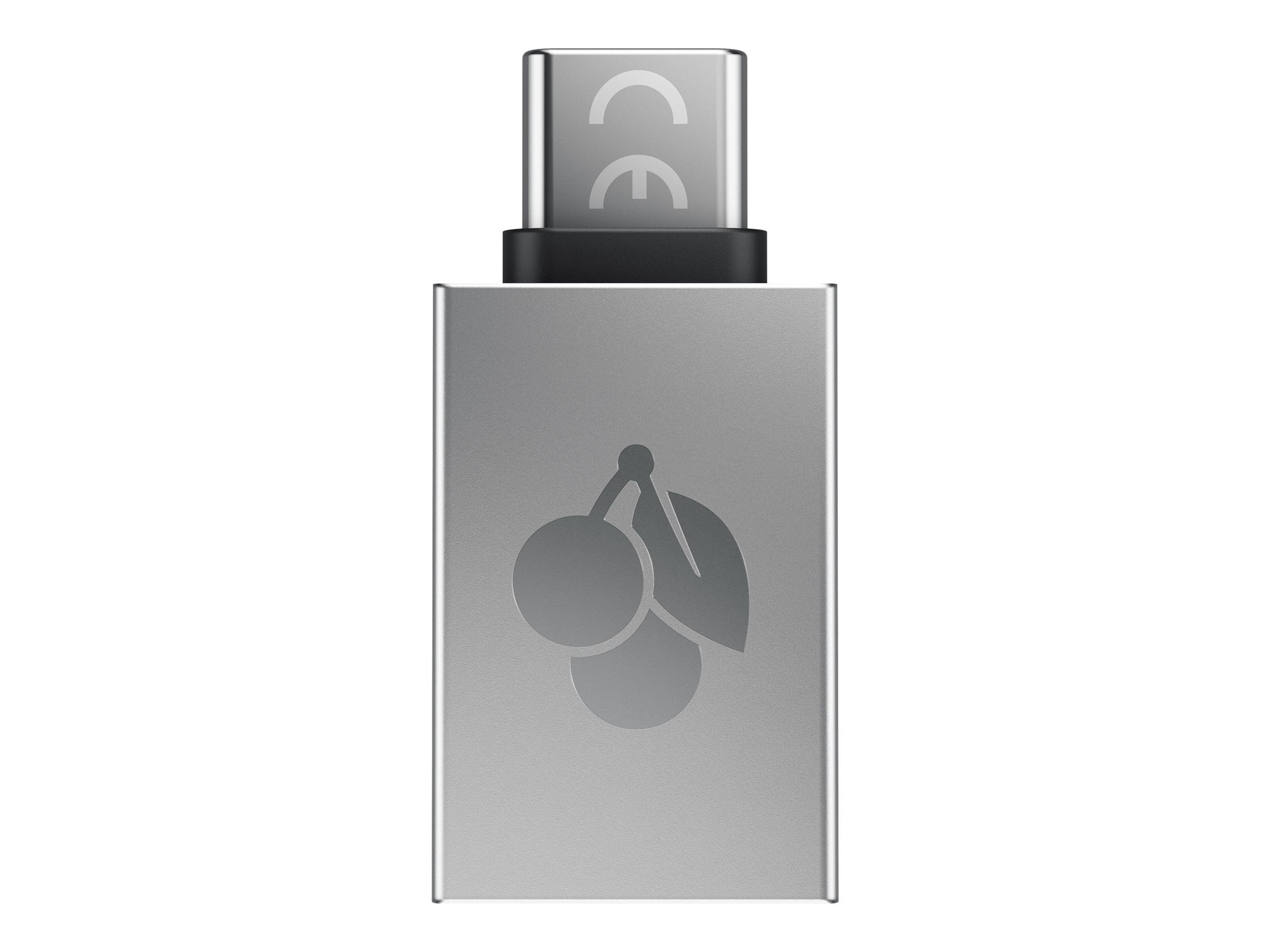 CHERRY - USB-Adapter - USB Typ A (W) zu USB-C (M) - USB 3.0 OTG - Silber