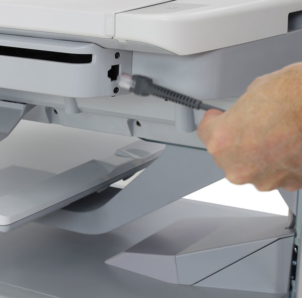Ergotron Ethernet Side Cover - Montagekomponente (Seitenteil), Ansicht 2
