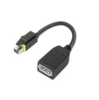 Lenovo 4X90Q93975, Mini DisplayPort, DisplayPort, Männlich, Weiblich, Gerade, Gerade