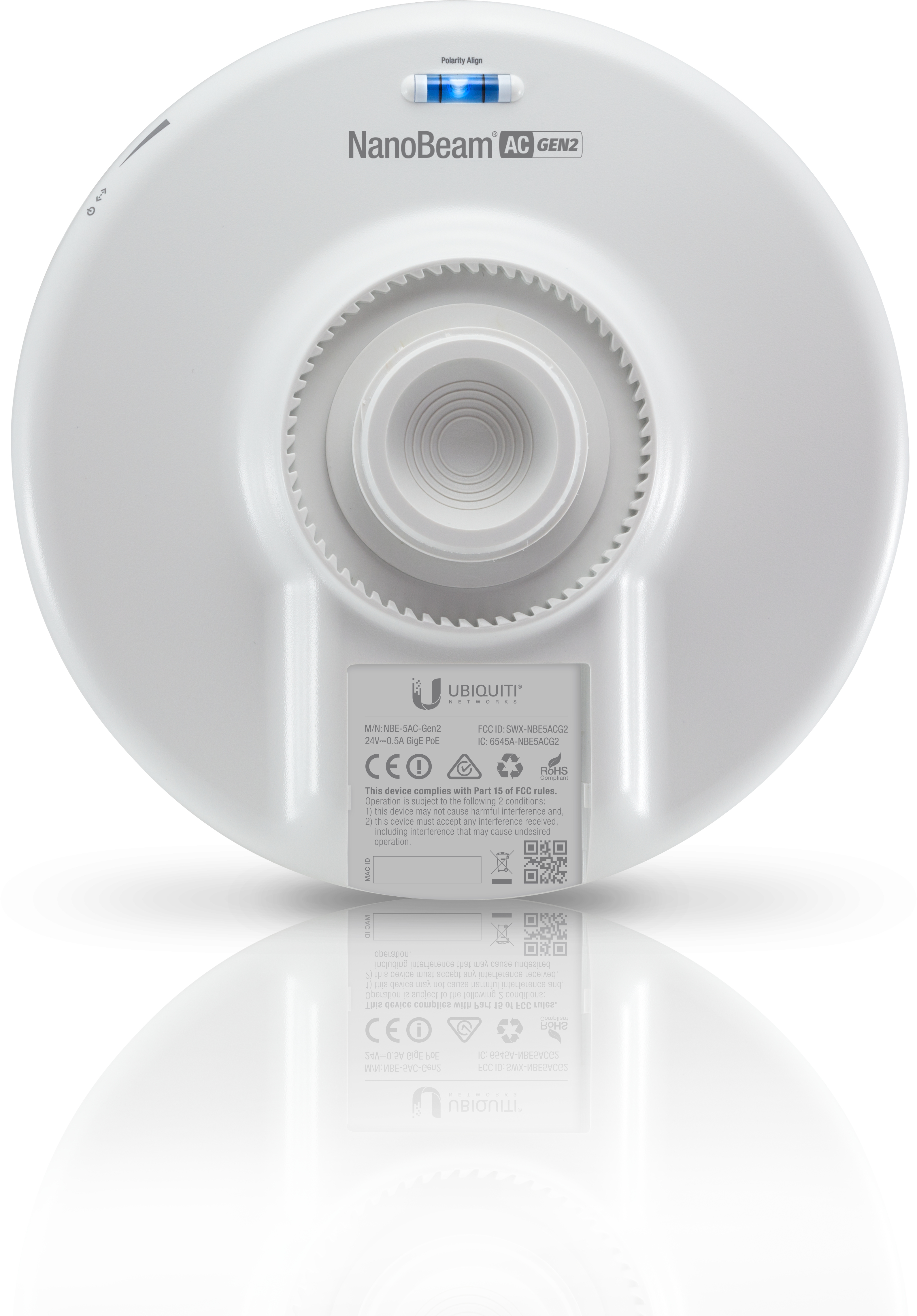 UbiQuiti NanoBeam AC GEN2 NBE-5AC-GEN2 - Wireless Bridge, Ansicht 2