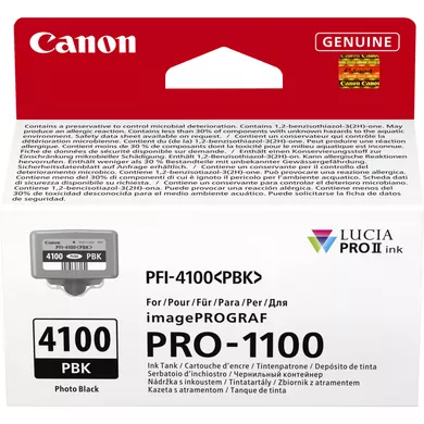 Canon PFI-4100 PBK - 80 ml - Photo schwarz - original, Ansicht 2