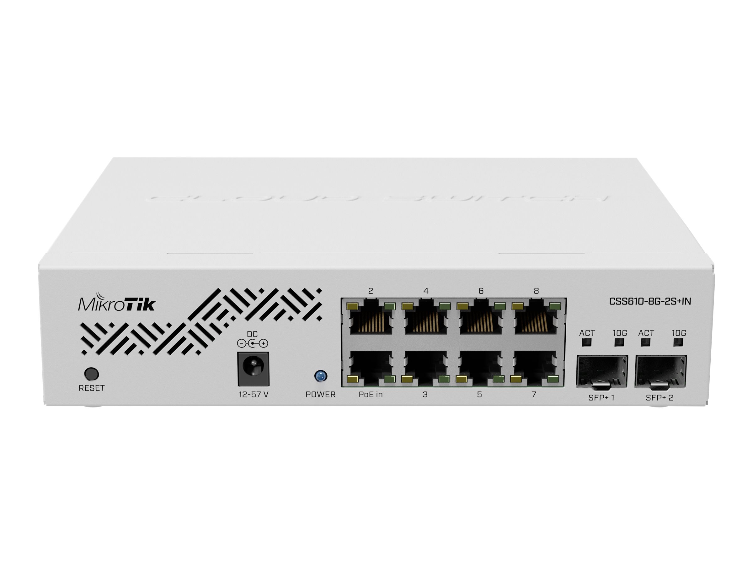 MikroTik Cloud Smart Switch CSS610-8G-2S+IN - Switch, Ansicht 3