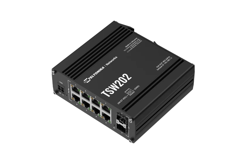 Teltonika TSW202 - Switch - managed - 8 x 10/100/1000 (PoE+), Ansicht 3