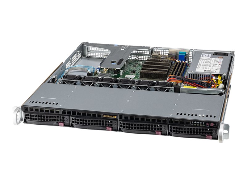 Supermicro UP SuperServer 510T-M - Server - Rack-Montage - 1U - 1-Weg - keine CPU - RAM 0 GB - SATA - Hot-Swap 8.9 cm (3