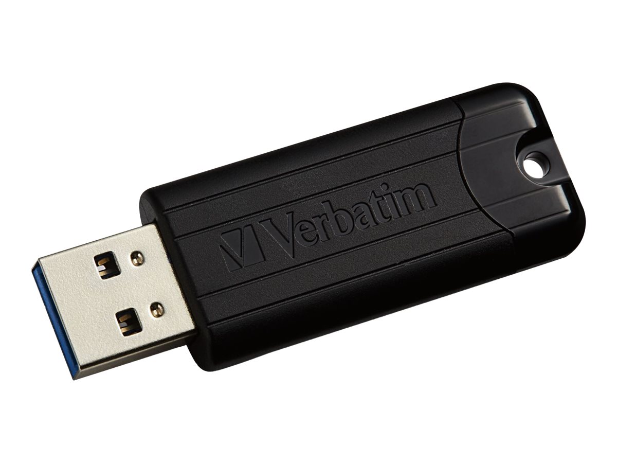 Verbatim STICK 32GB USB 3.2  StorenGo PinStripe Black