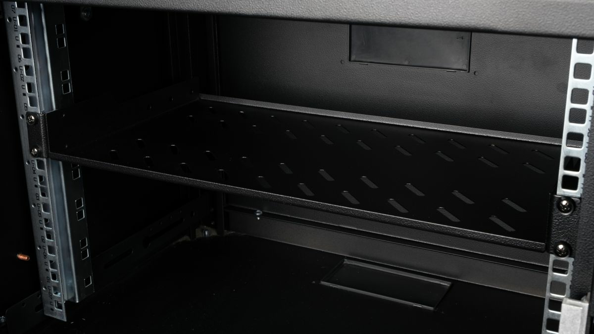 Equip Rack - Regal - 400 mm - Schwarz - 1U - 48.3 cm (19), Ansicht 4