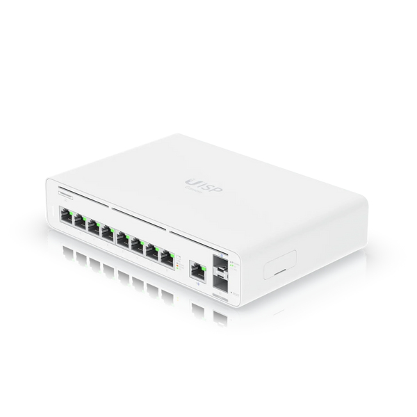 UbiQuiti UISP - Switch - managed - 9 x 10/100/1000 + 2 x 1 Gigabit / 10 Gigabit SFP+, Ansicht 2