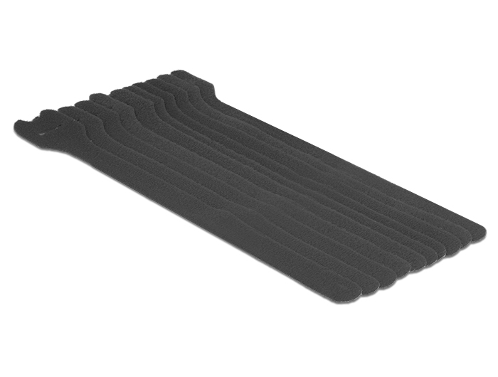Delock Kabelbinder - 24 cm - Schwarz (Packung, Ansicht 3