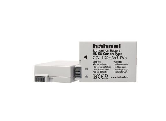 Hähnel HL-E8 - Batterie - Li-Ion - 1120 mAh - für Canon EOS 600, Ansicht 2