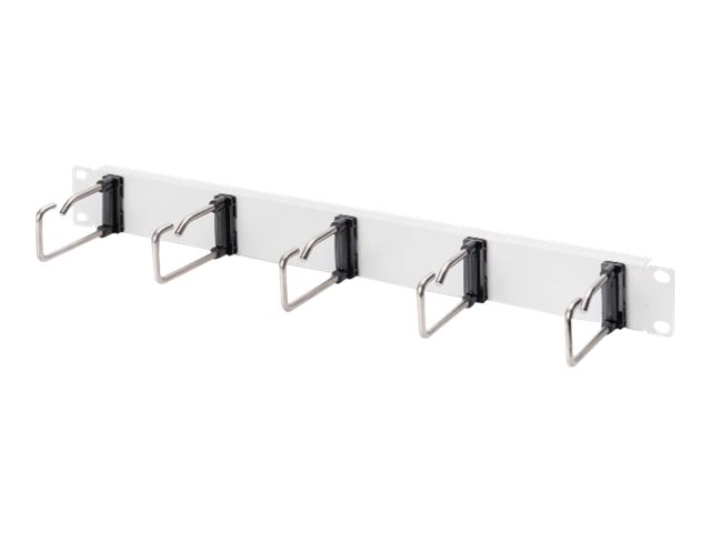 DIGITUS Kabelrangierpanel mit Stahlbügeln für 4826 mm (19)-Schränke 1HE