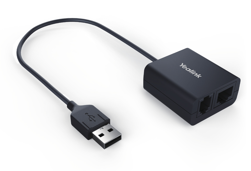 Yealink EHS40 - Kabelloser Headset-Adapter für drahtloses Headset, VoIP-Telefon, Ansicht 2