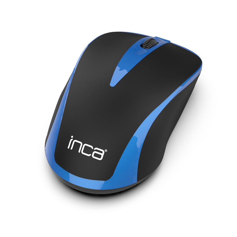 INCA IWM-221RSMV - Optisch - RF Wireless - 1600 DPI - Schwarz - Blau, Ansicht 4
