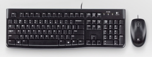 Logitech Desktop MK120 - Tastatur-und-Maus-Set - USB