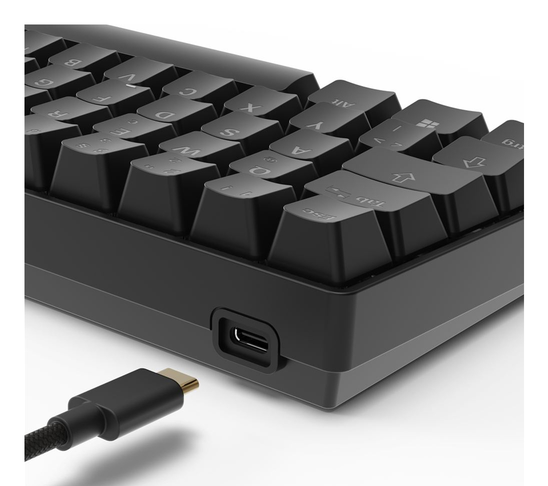 Sharkoon Skiller SGK50 S4 Gen2 schwarz Gateron Yellow - TL: Deutsch, QWERTZ, Ansicht 2
