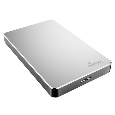 MEDIARANGE USB 3.0 HDD 1TB - 1 TB - 2.5 - 3.2 Gen 1 (3.1 Gen 1) - 5400 RPM - Silber, Ansicht 4