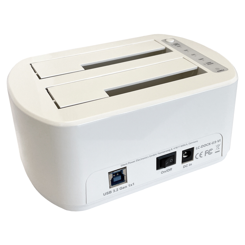 LC-Power LC-DOCK-U3-VI - HDD / SSD Dockingstation - 2.5, 3.5 (6.4 cm, 8.9 cm), Ansicht 3