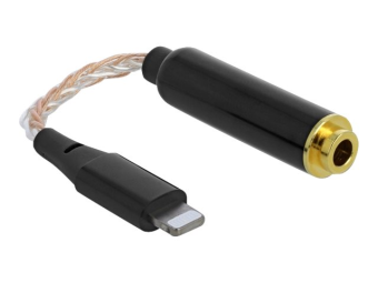 Delock Audio-Adapter - Lightning männlich zu Symmetrisches Stereo 44 mm weiblich