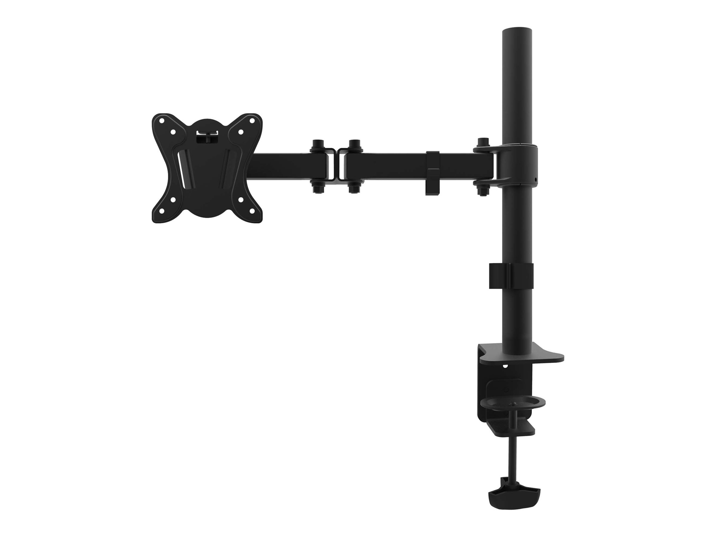 Equip Monitor Desk Mount Bracket - Befestigungskit - für Monitor - Kunststoff, Aluminium, Stahl - pulverbeschichtet schwarz - Bildschirmgröße: 33-68.6 cm (13"-27")
