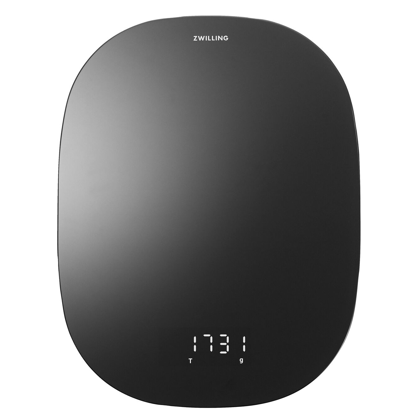 Zwilling 53011-053-0 - Elektronische Küchenwaage - 10 kg - Schwarz - Kunststoff - Glas - Oval, Ansicht 3