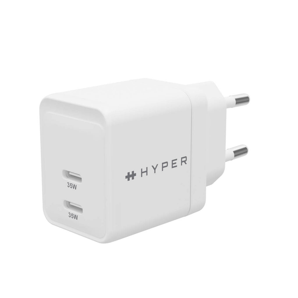 Targus HyperJuice - Netzteil - GaN - 35 Watt - QC 3.0, Power Delivery 3.0 + PPS - 2 Ausgänge (24 pin USB-C), Ansicht 2