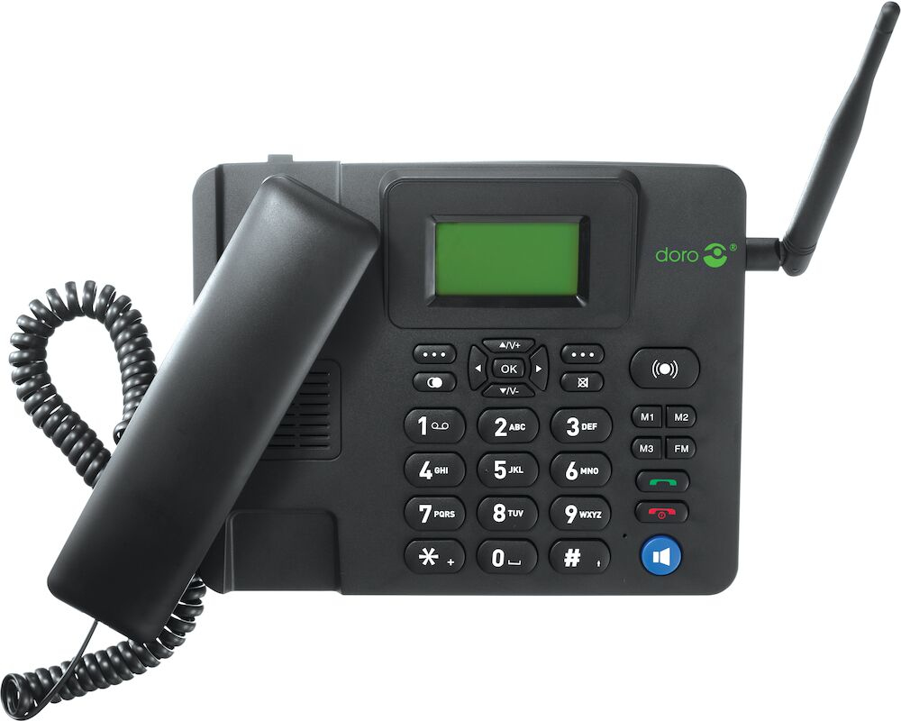 Doro 4100H - IP-Telefon - Schwarz - Kabelgebundenes Mobilteil - 0,08 GB - 500 Eintragungen - Tasten, Ansicht 4