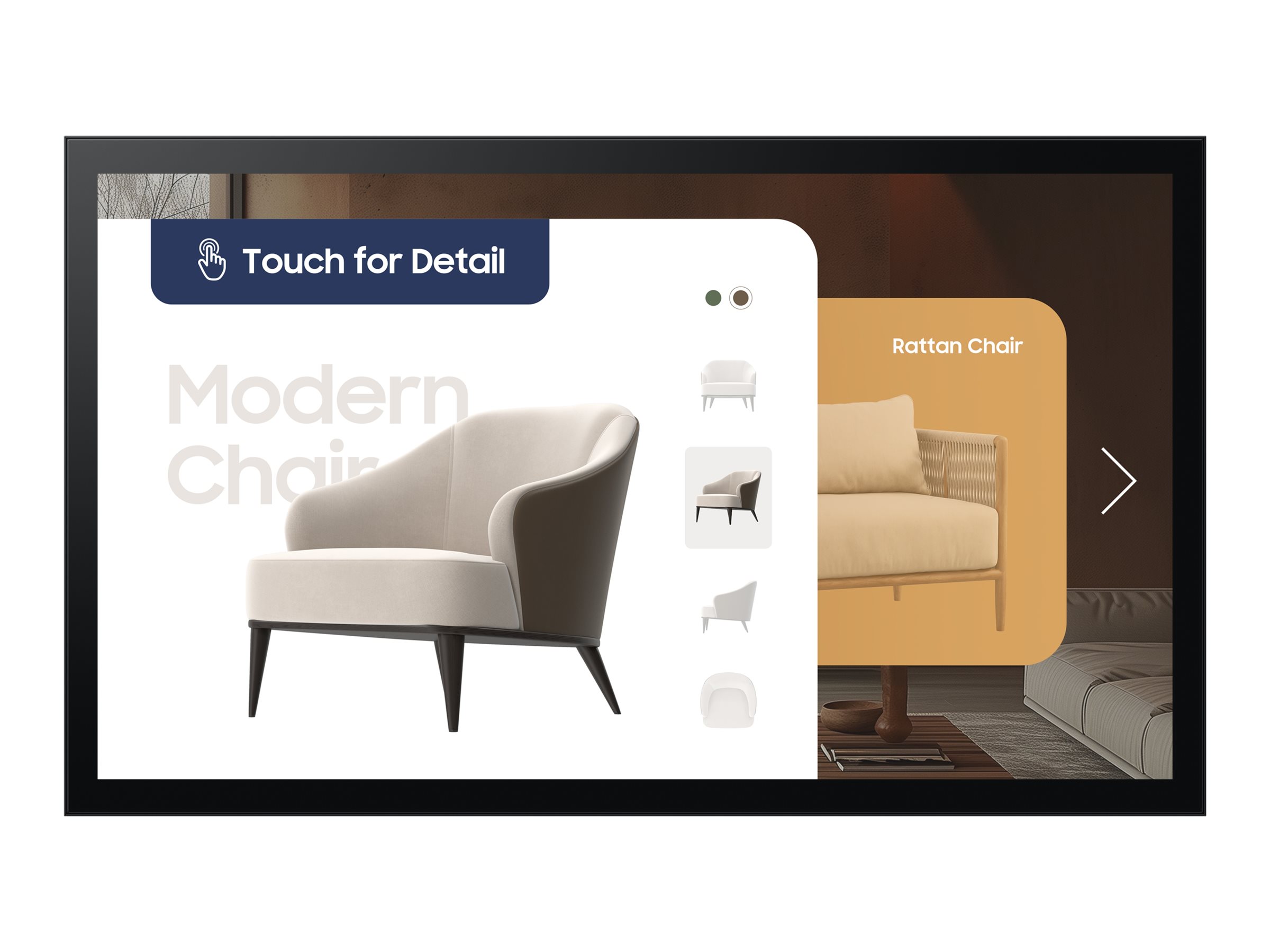 Samsung QM32C-T - 81 cm (32") Diagonalklasse QMC-T Series LCD-Display mit LED-Hintergrundbeleuchtung - interaktive Digital Signage - mit Touchscreen (Multi-Touch)