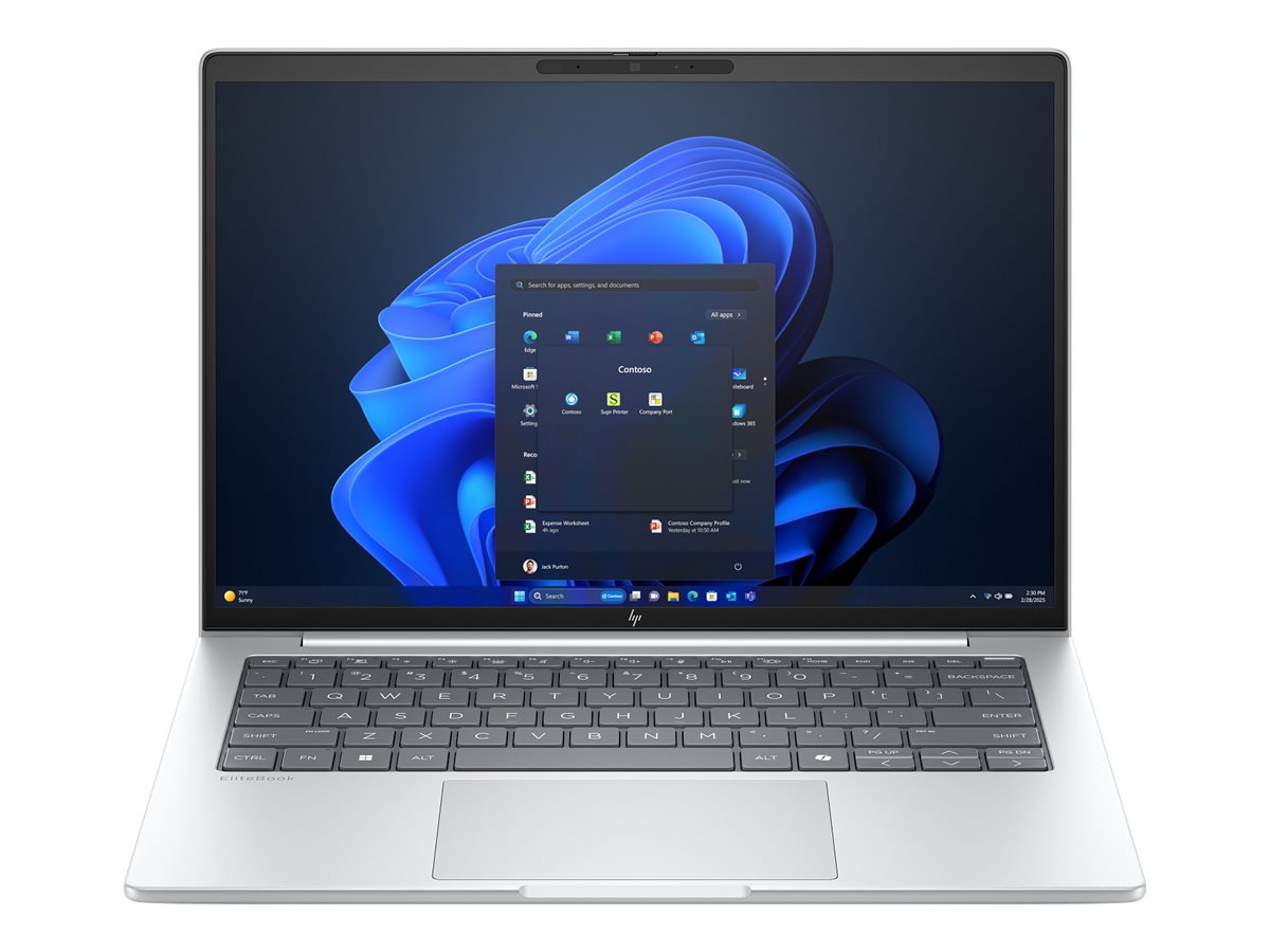 HP EliteBook 8 G1i Notebook AI - 174-Grad-Scharnierdesign - Intel Core Ultra 7 255U / 2 GHz - Win 11 Pro - Intel Graphics - 32 GB RAM - 1 TB SSD NVMe - 33.8 cm (13.3")