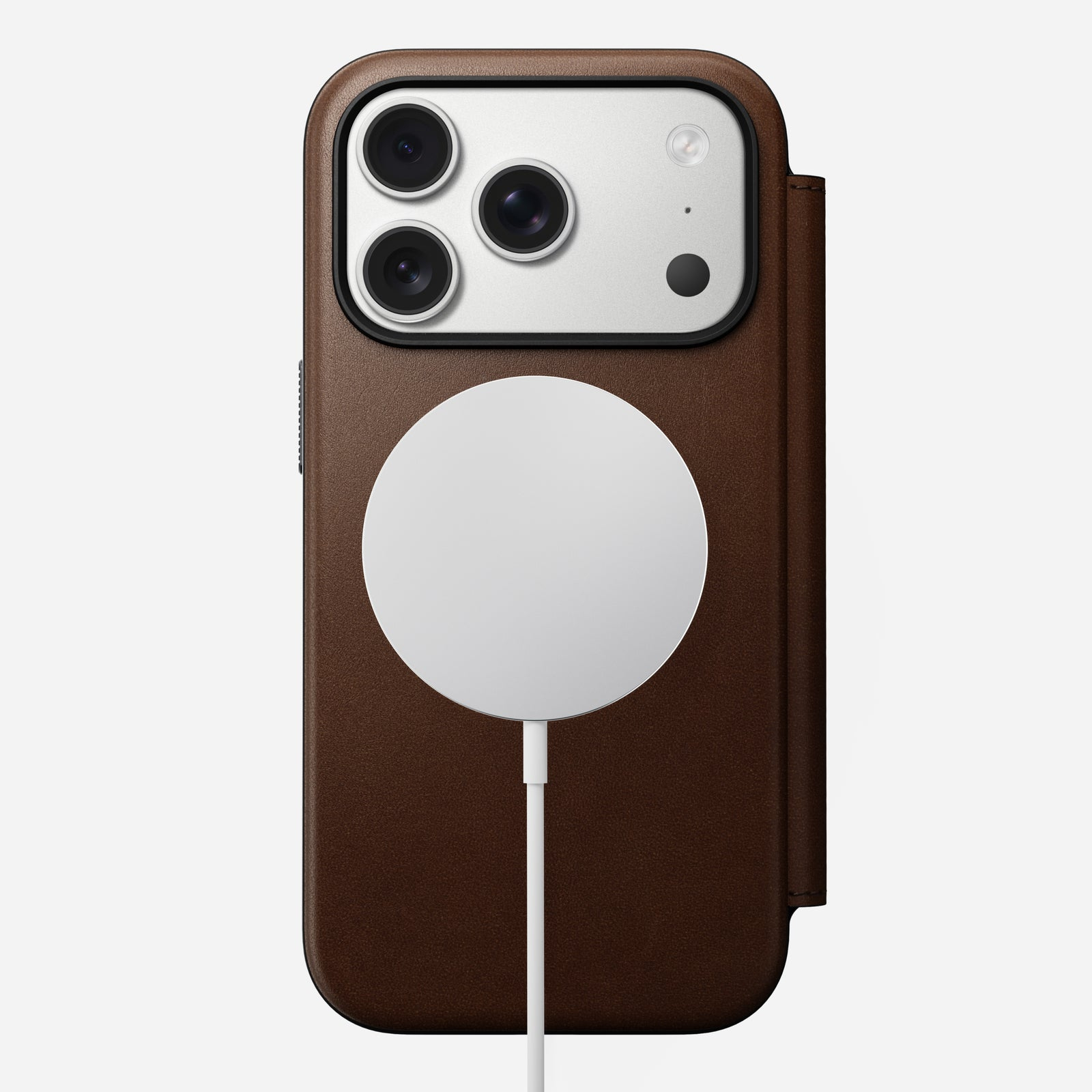 Nomad Modern Leather Folio iPhone 17 Pro Brown, Ansicht 3