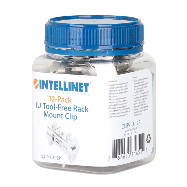 Intellinet Clip zur werkzeuglosen Rackmontage 1 HE 12er-Pack, Ansicht 4