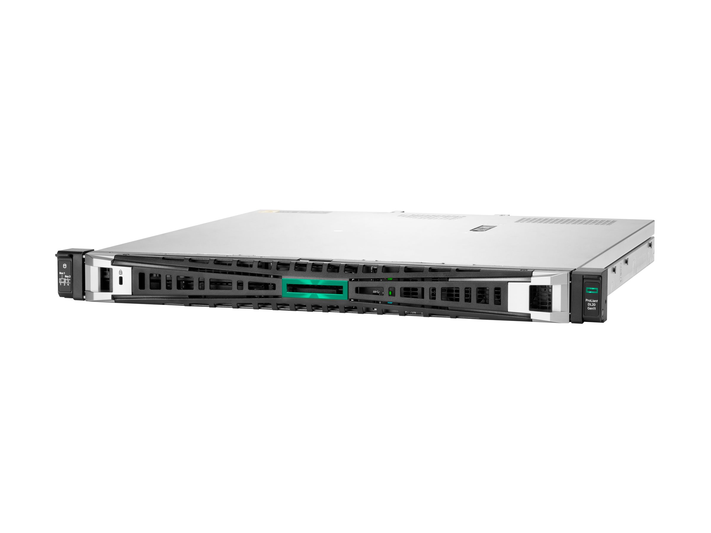 HPE ProLiant DL20 Gen11 - Server - Rack-Montage - 1U - 1-Weg - 1 x Xeon 6333P / 3.1 GHz - RAM 32 GB - SATA - Hot-Swap 6.4 cm (2.5")